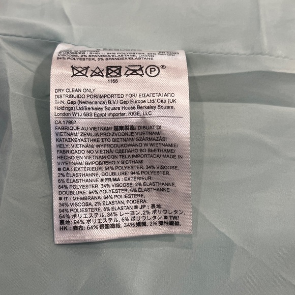 BANANA REPUBLIC LONG BLAZER SZ 6 - Picture 13 of 14